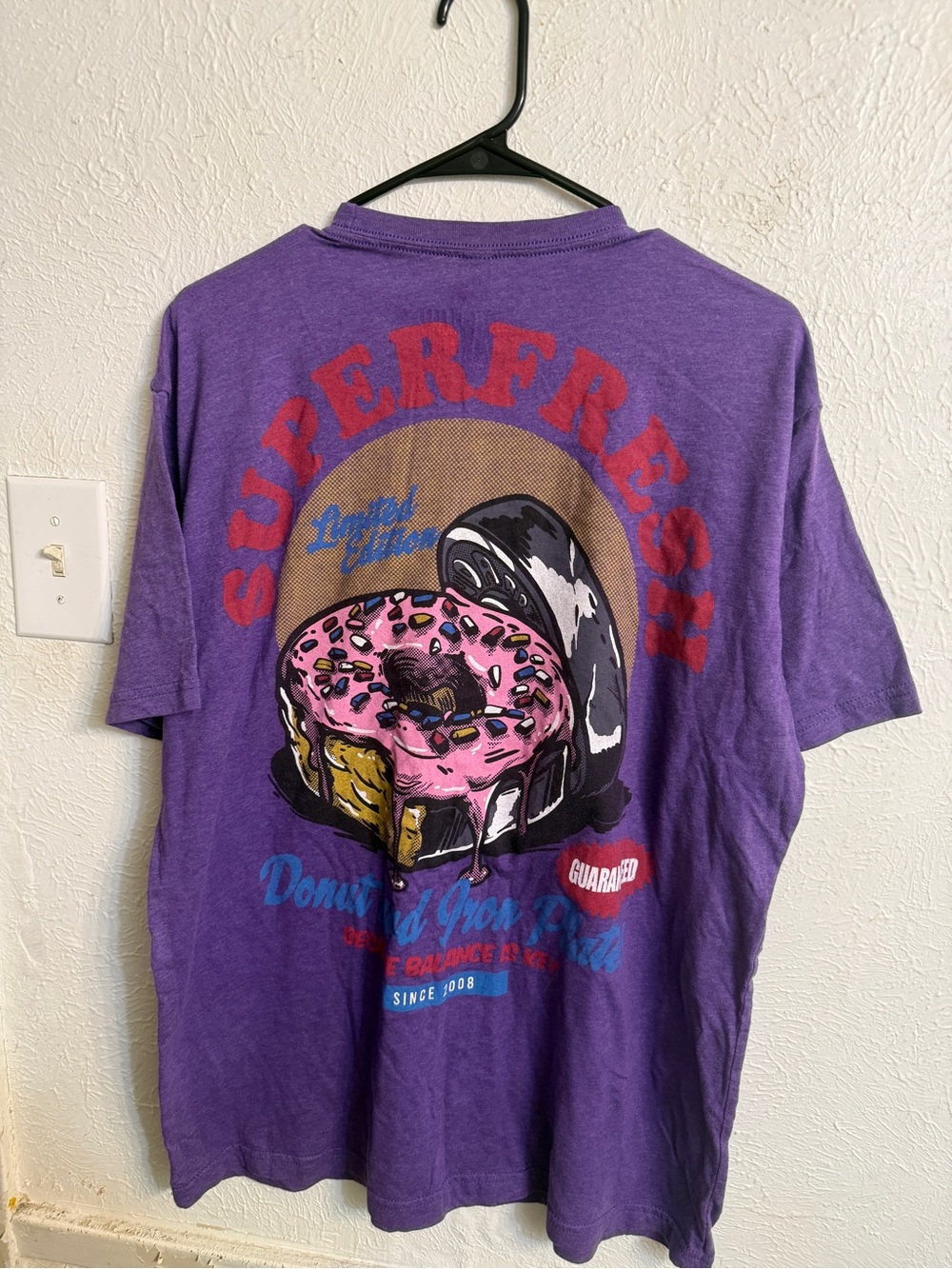 Superfresh Men's Limited Edition Purple Donut Graphic Tee